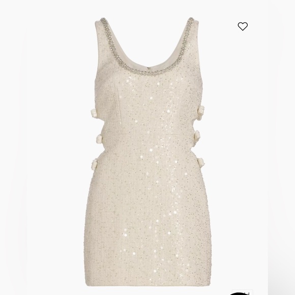 Self-Portrait Bouclé Cut-Out Minidress - Picture 3 of 7